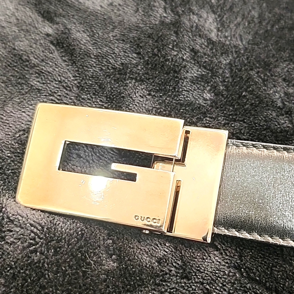 Gucci Man's Belt - Reversible Black/Brown